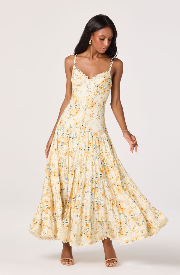 ASTR the Label Tazia Dress in Yellow