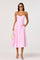 Sticky add to cart - Bellamy Striped Sweetheart A-Line Midi Dress