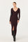 Sticky add to cart - Glenda V-neck Maxi Sweater Dress