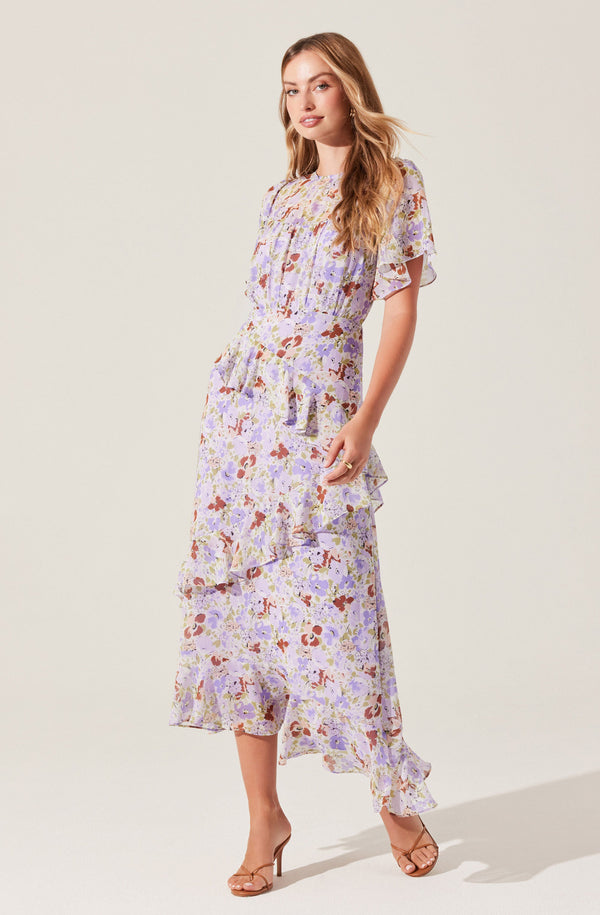 Floramae Floral Ruffle Dress - ASTR the Label Floramae Floral Ruffle Dress - ASTR the Label