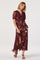 Sticky add to cart - Bennet Ruffle Trim Midi Dress