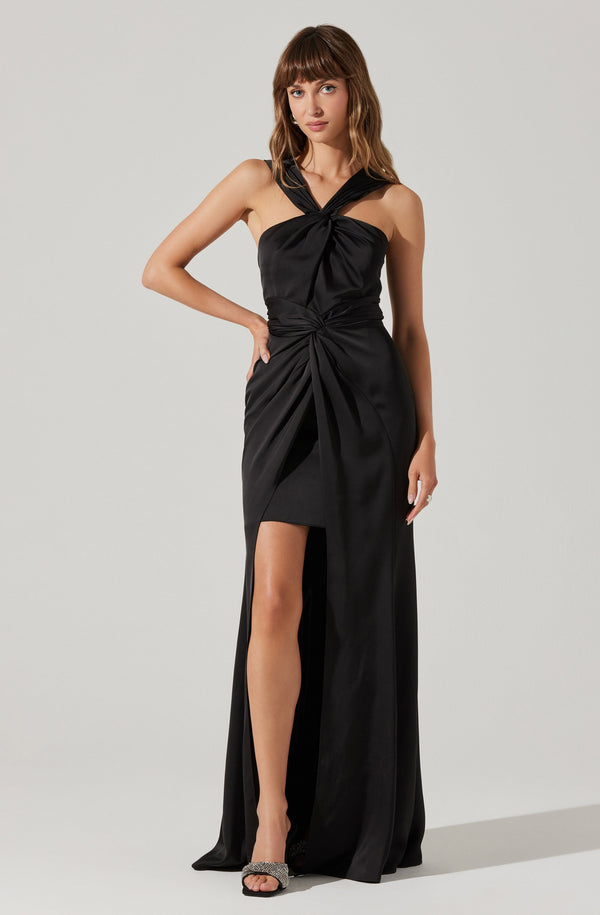 Georgiana Halter Neck Maxi Dress - ASTR the Label Georgiana Halter Neck Maxi Dress - ASTR the Label