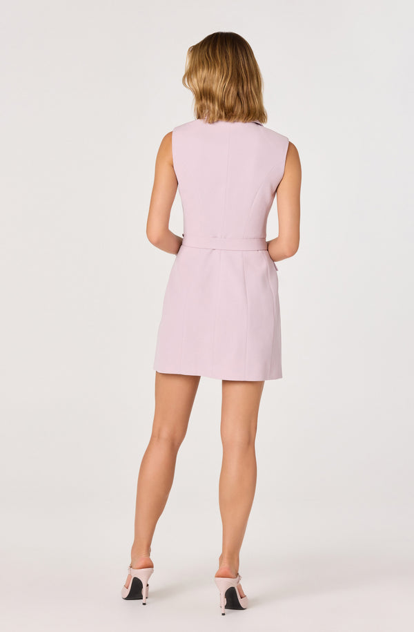maeve sleeveless t back blazer mini dress Kesari Sleeveless Blazer Mini Dress