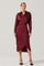 Sticky add to cart - Ira Satin Wrap Shirt Dress