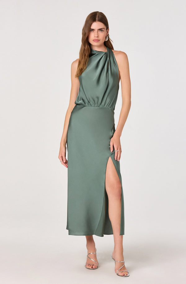 Jelyn Satin Midi Dress - ASTR the Label Jelyn Satin Midi Dress - ASTR the Label
