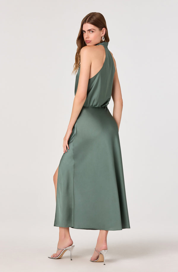 Jelyn Satin Midi Dress - ASTR the Label Jelyn Satin Midi Dress - ASTR the Label