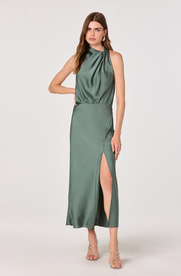 Jelyn Satin Midi Dress - ASTR the Label Jelyn Satin Midi Dress - ASTR the Label