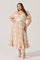 Sticky add to cart - Sasilia Floral Puff Sleeve Dress