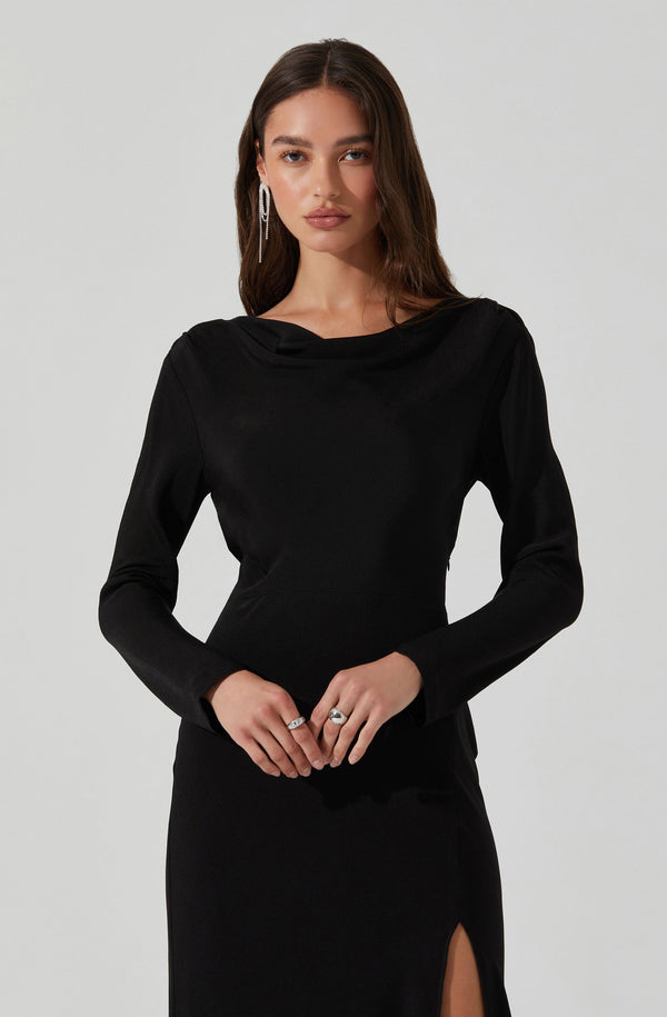Decima Cowl Neck Maxi Dress - ASTR the Label Decima Cowl Neck Maxi Dress - ASTR the Label