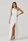 Sticky add to cart - Atoila One Shoulder Satin Maxi Dress