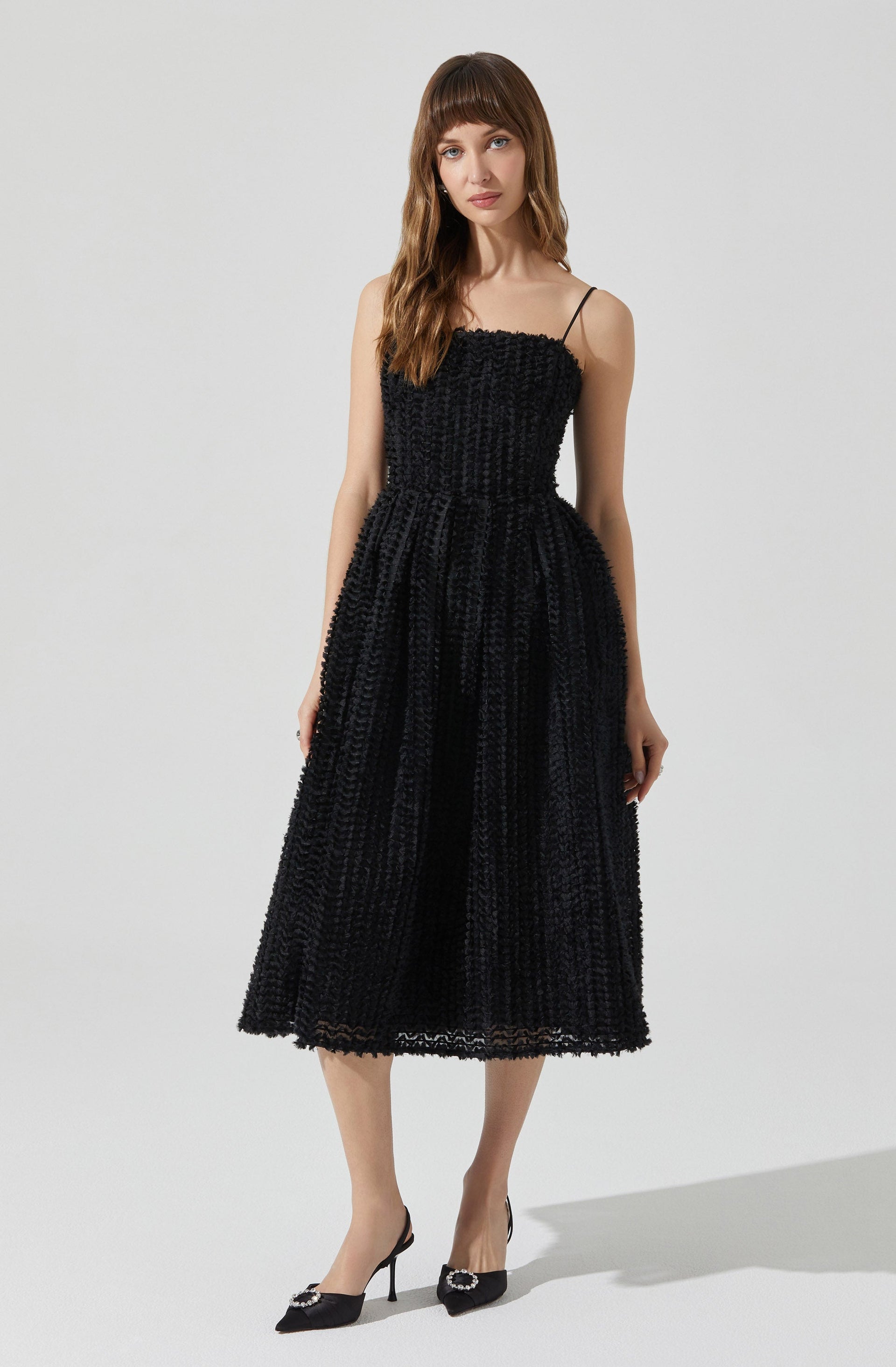 Avani Textured Midi Dress ASTR the Label