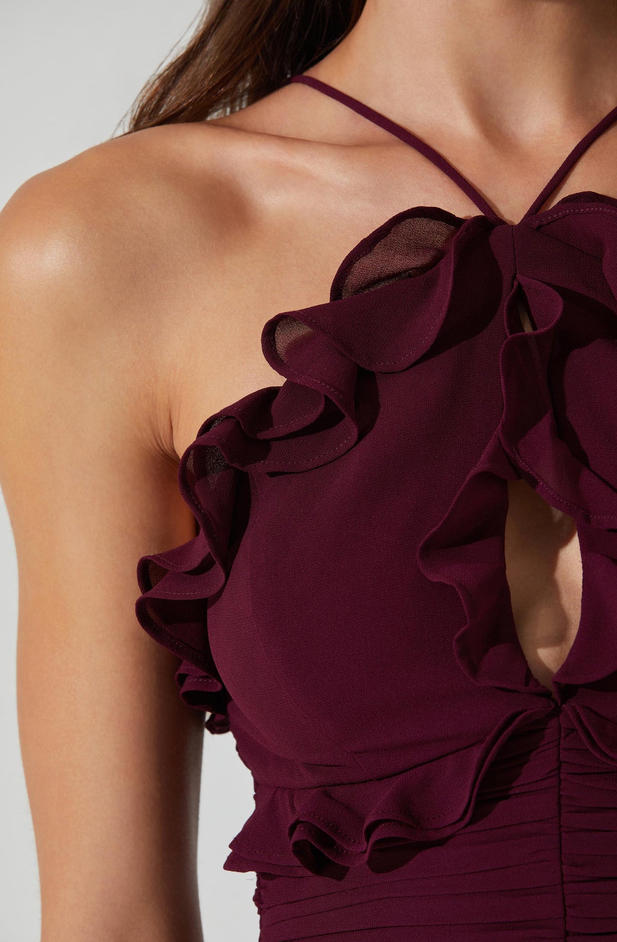 Sandora Ruffle Detail Maxi Dress– ASTR the Label