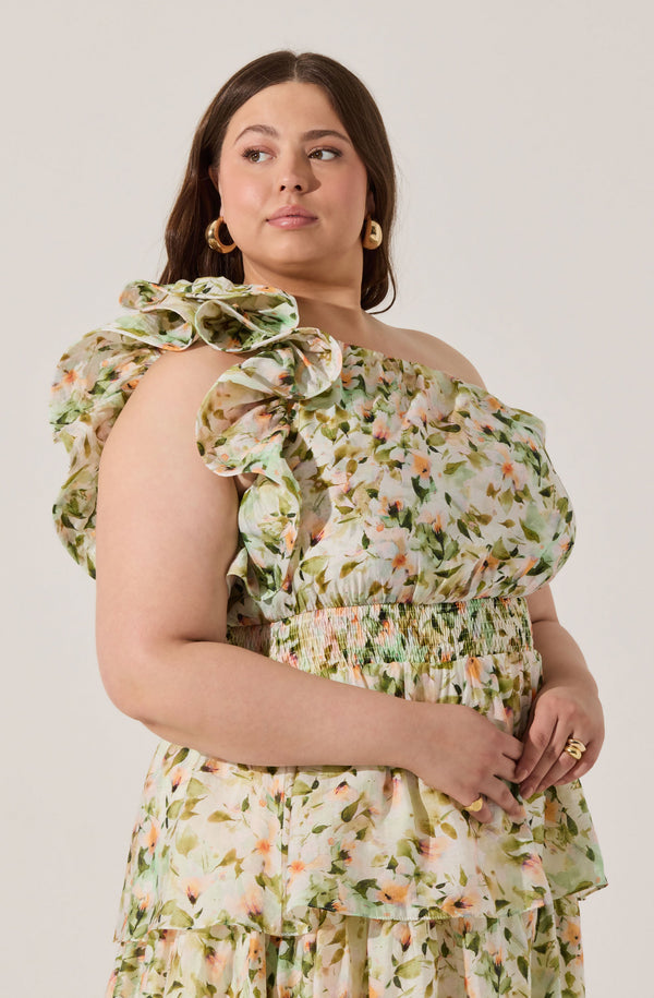Imelda One Shoulder Floral Maxi Dress - ASTR the Label Imelda One Shoulder Floral Maxi Dress - ASTR the Label