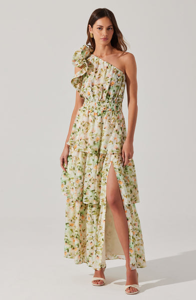 Imelda One Shoulder Floral Maxi Dress - ASTR the Label Imelda One Shoulder Floral Maxi Dress - ASTR the Label