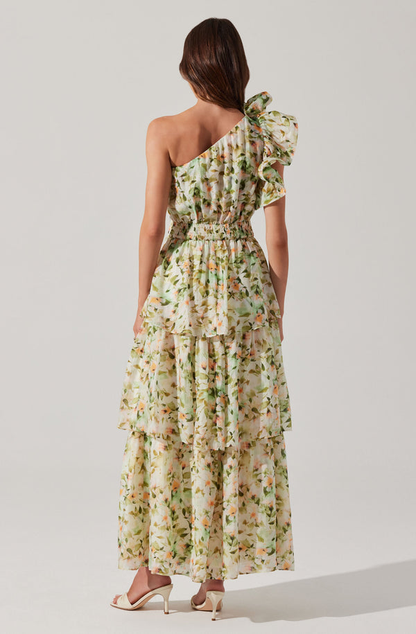Imelda One Shoulder Floral Maxi Dress - ASTR the Label Imelda One Shoulder Floral Maxi Dress - ASTR the Label