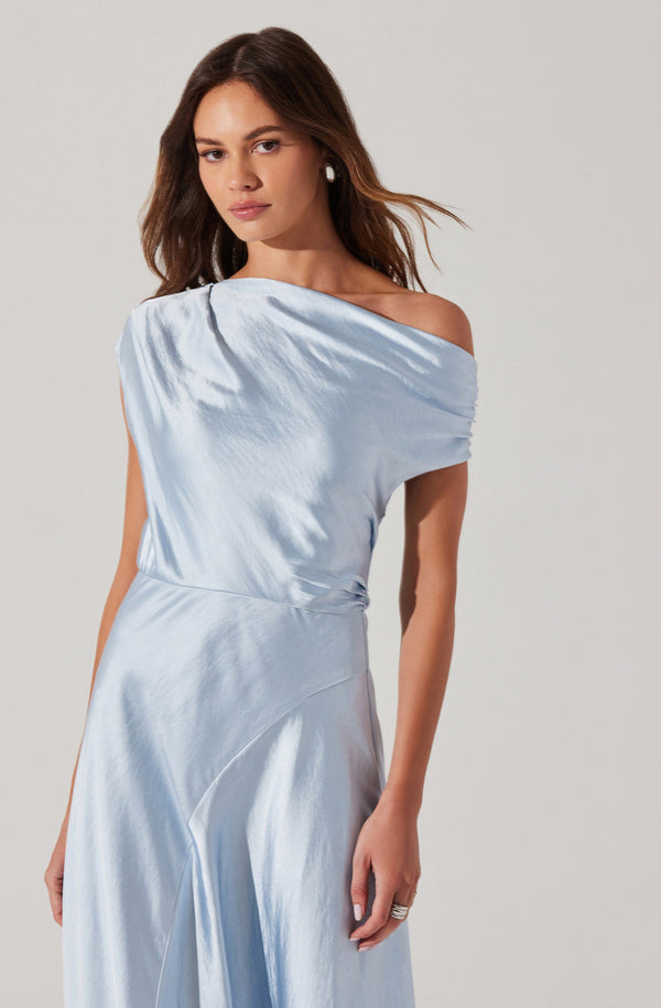 astr the label twist front satin dress Astr The Label Women's Twist Front Satin Dress Size S