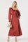 Sticky add to cart - Coraline Off-Shoulder Satin Maxi Dress