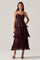 Sticky add to cart - Lupin Floral Pleated Maxi dress