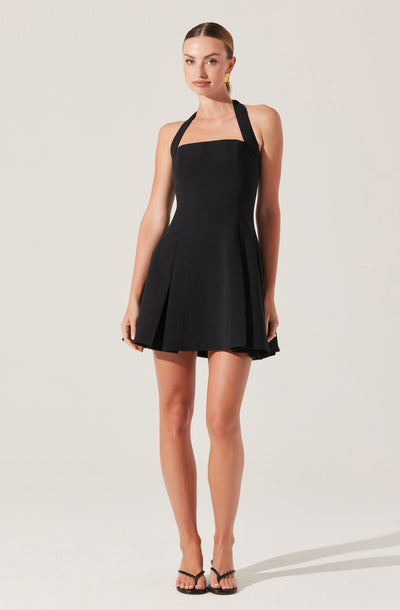 Lilibeth Halter Neck Mini Dress