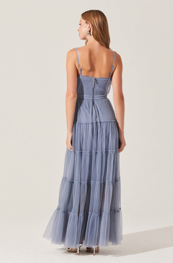 Mireya Bustier Tulle Maxi Dress - ASTR the Label