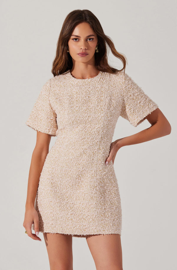 Portilla Tweed Mini Dress - ASTR the Label