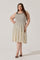 Sticky add to cart - Irecia Stripe Sweater Midi Dress