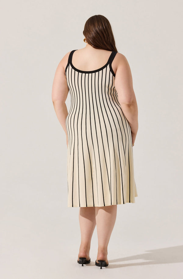white christmas dresses INES MAXI DRESS STRIPE main image 0