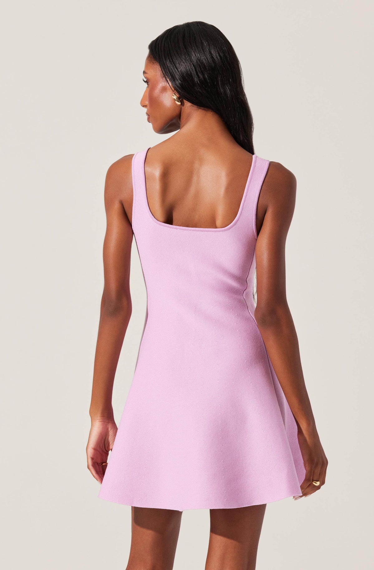 Lucile Mini Sweater Skater Dress– ASTR the Label