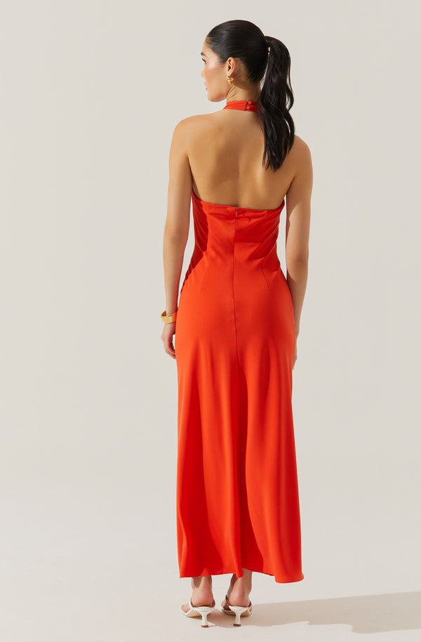 Dalisay Cowl Neck Halter Dress - ASTR the Label Dalisay Cowl Neck Halter Dress - ASTR the Label