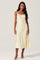 Sticky add to cart - Kaiya Jacquard Satin Midi Dress