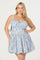 Sticky add to cart - Larissa Floral Bubble Mini Dress