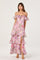 Sticky add to cart - Wilder Off-the-Shoulder Chiffon Maxi Dress