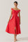 Sticky add to cart - Charelin Linen Off Shoulder Dress