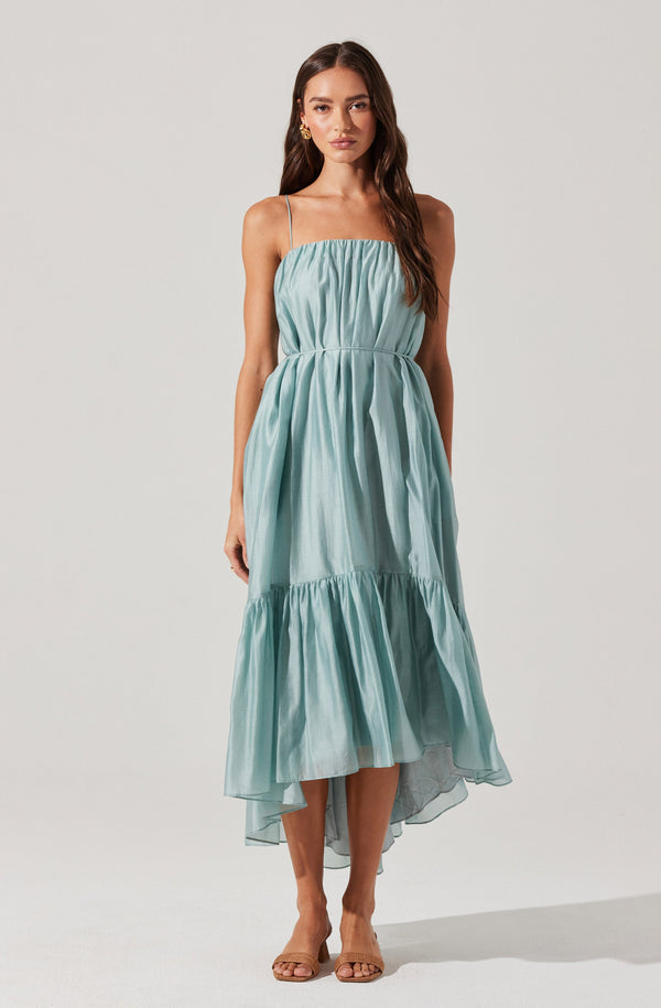 chinese dress ladies Sexy Off-Shoulder Summer Long Dress V-neck Flared Large Hem Slim Fit E