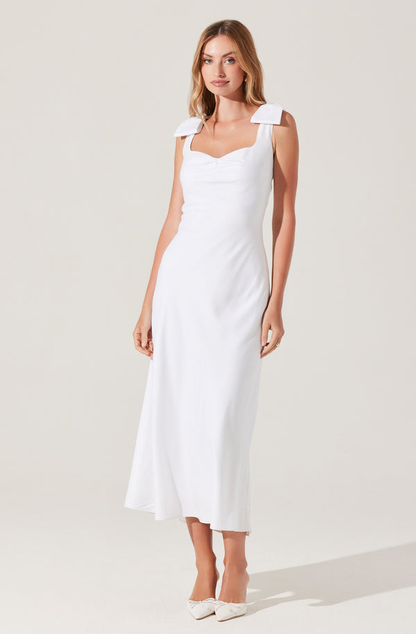 Kateleya Bow Detail Midi Dress - ASTR the Label