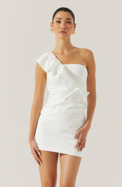 Camilla Ruffle One Shoulder Dress