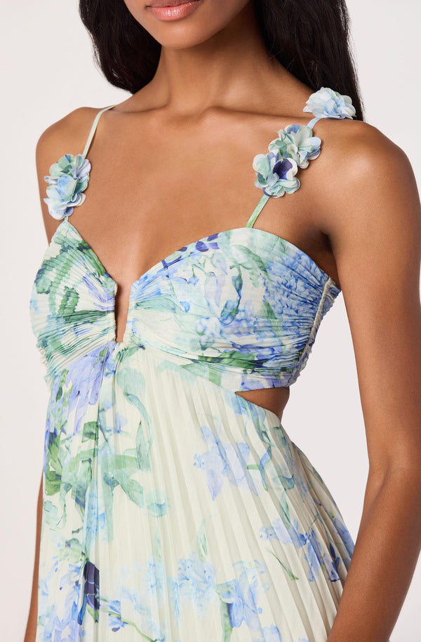 Emese Floral Cutout Maxi Dress Emese Floral Cutout Maxi Dress