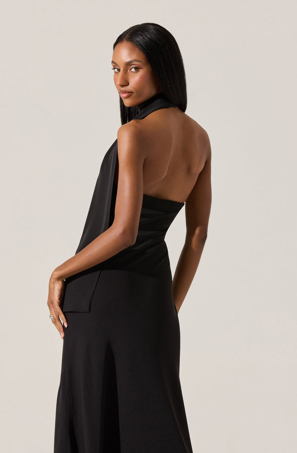 Hilaire Halter Midi Dress - ASTR the Label Hilaire Halter Midi Dress - ASTR the Label