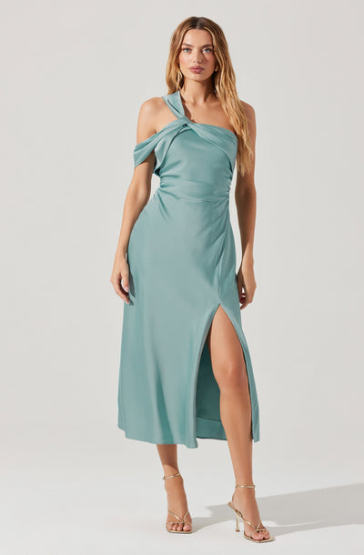 Cersei One Shoulder Midi Dress