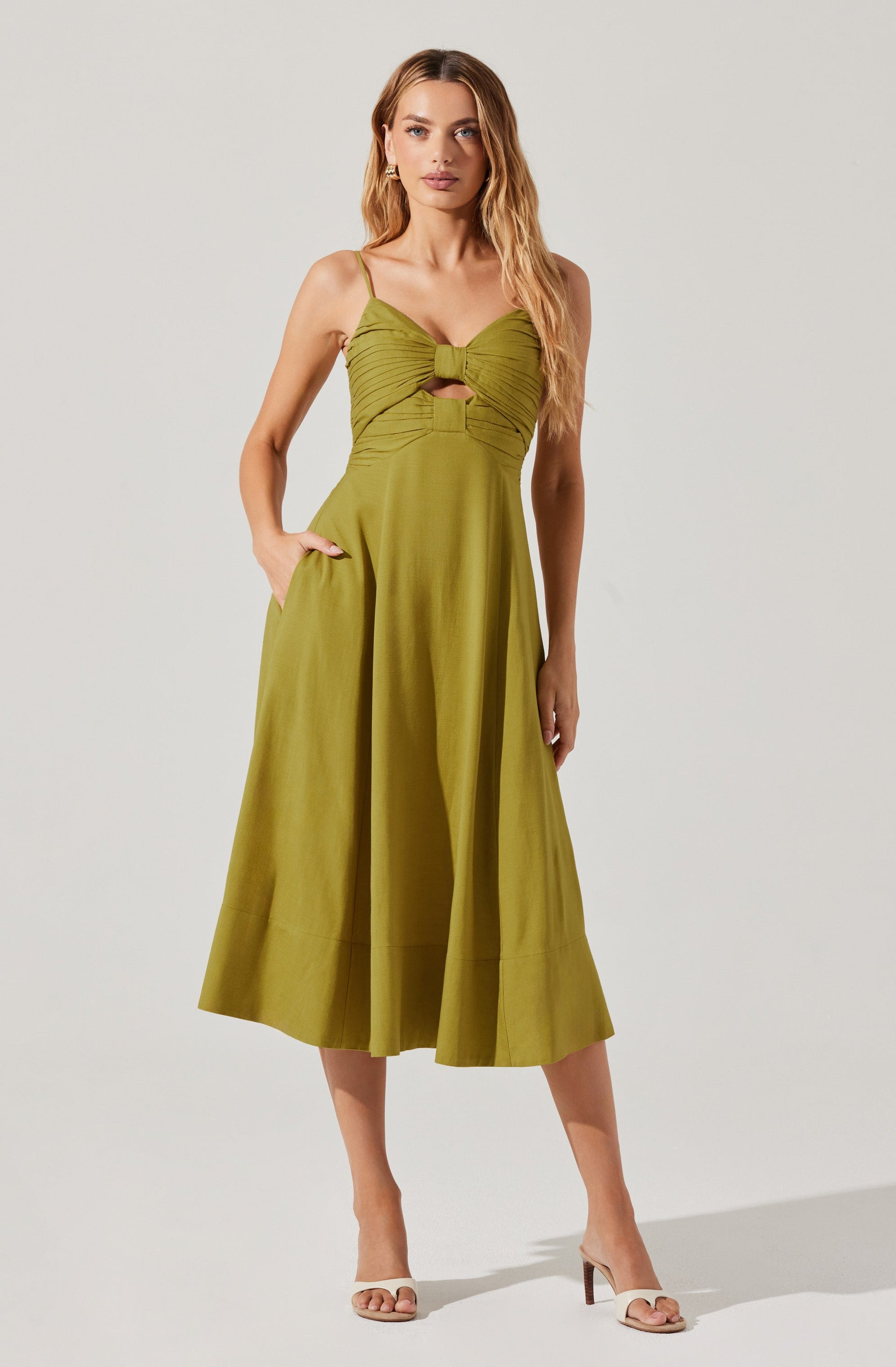 knee length dresses for ladies Celina Midi Dress