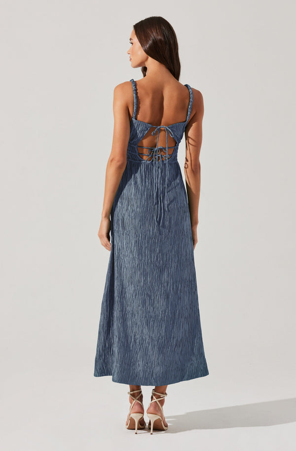 neelam smocked open back dress Neelam dress