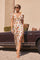 Sticky add to cart - Allexina Satin Cowl Neck Midi Dress