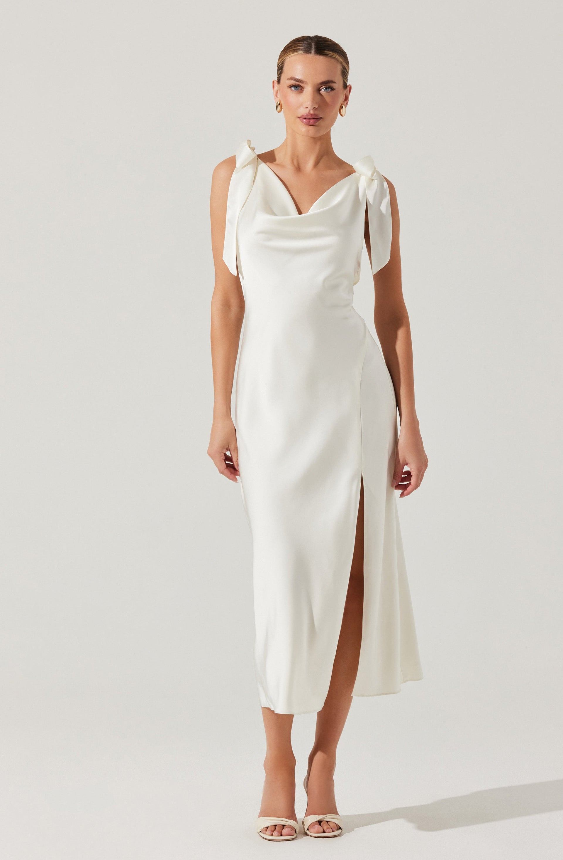 Allexina Satin Midi Dress - ASTR the Label