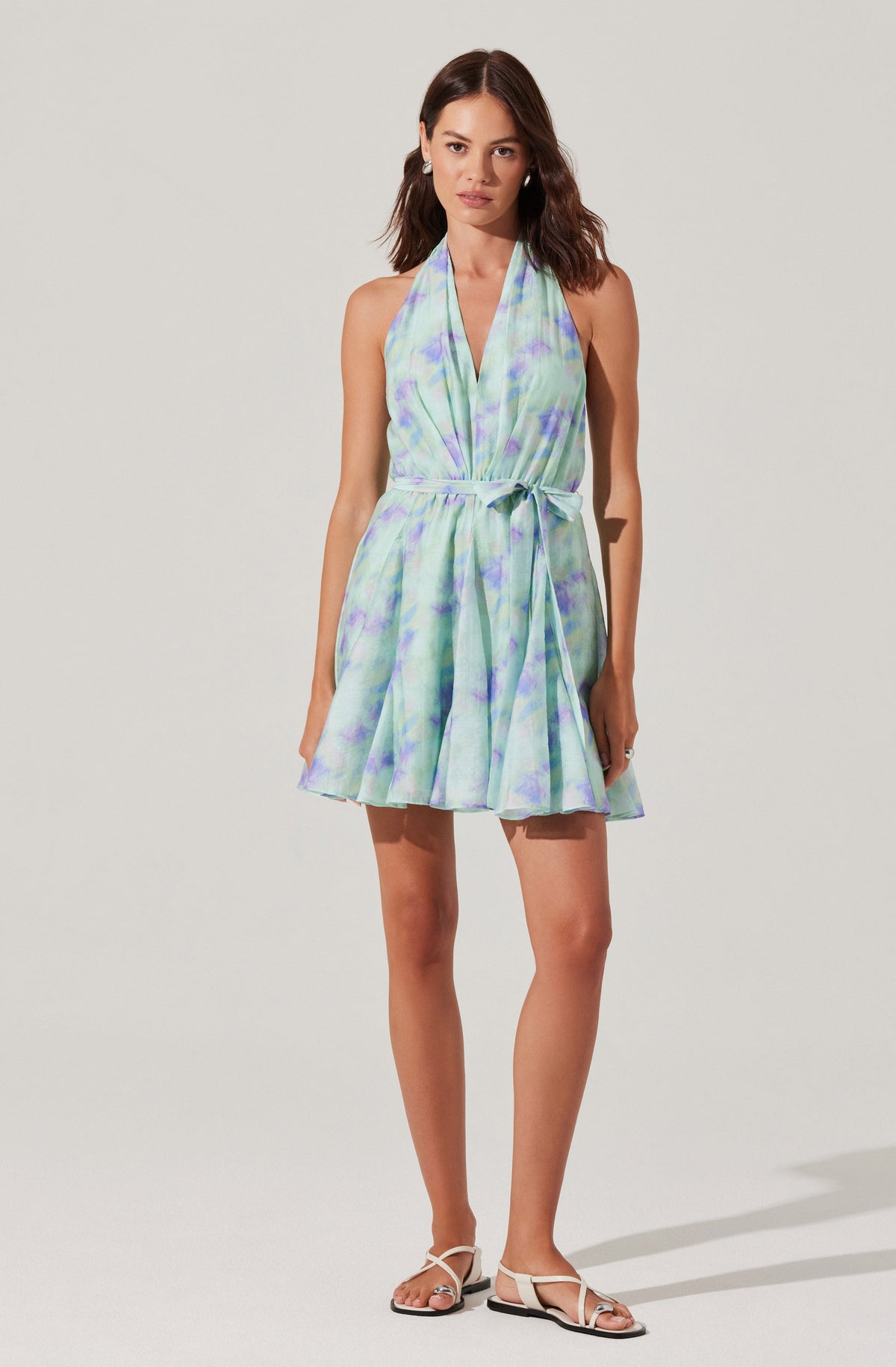 Clare Halter Neck Mini Dress– ASTR the Label
