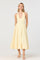 Sticky add to cart - Meana Halter Plunge Drop-Waist Midi Dress