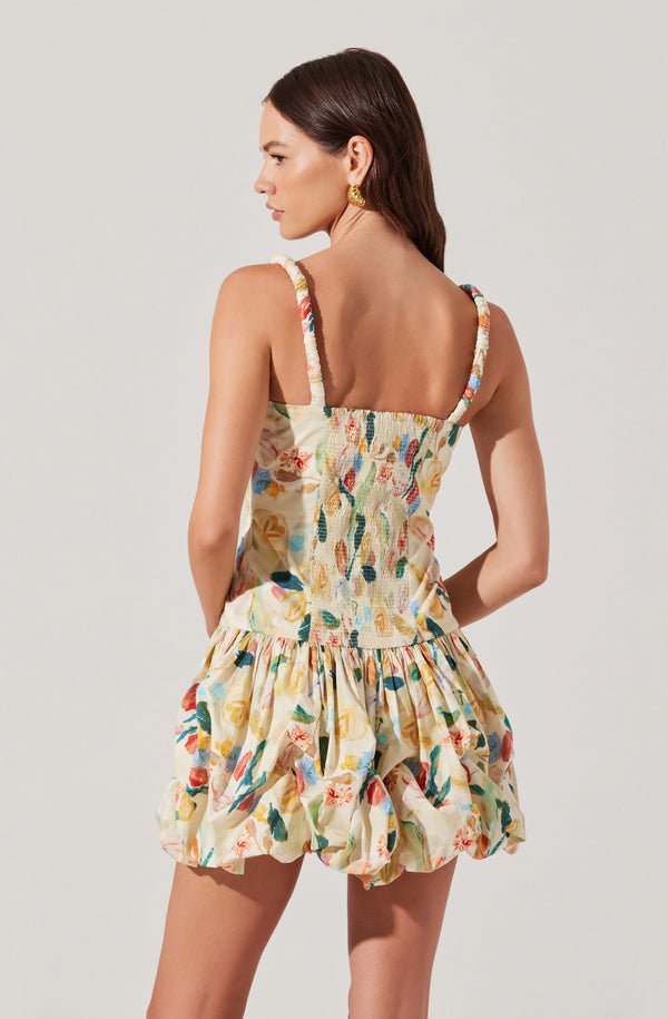 Keyla Floral Bubble Dress - ASTR the Label Keyla Floral Bubble Dress - ASTR the Label