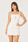 Sticky add to cart - Breanna Eyelet Corset Mini Dress