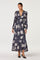 Sticky add to cart - Calantha Floral V-Neck Maxi Dress