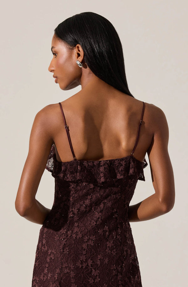 Leonie Floral Lace Maxi Dress - ASTR the Label Leonie Floral Lace Maxi Dress - ASTR the Label