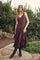 Sticky add to cart - Philomene V-Neck Ruffle Trim Dress